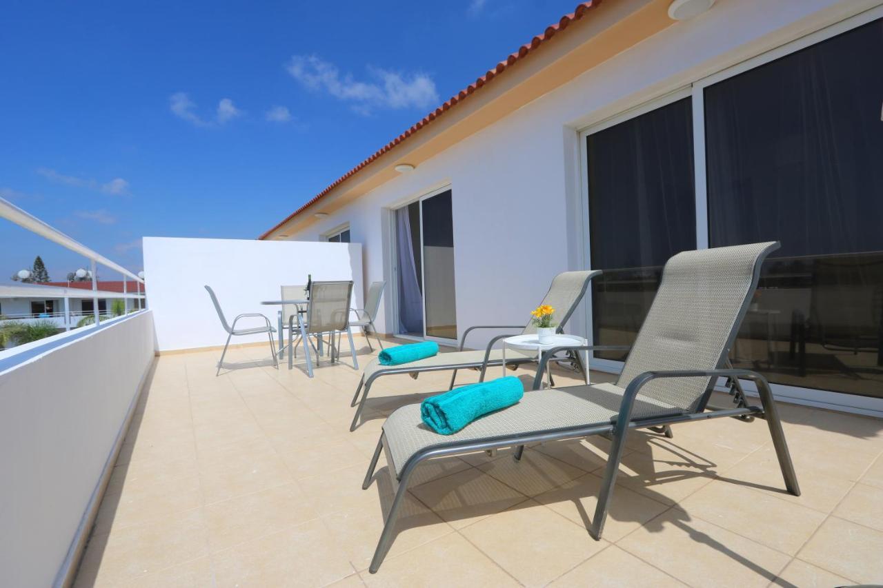 איה נאפה Nissi 3 Amazing Sea View Apartment מראה חיצוני תמונה